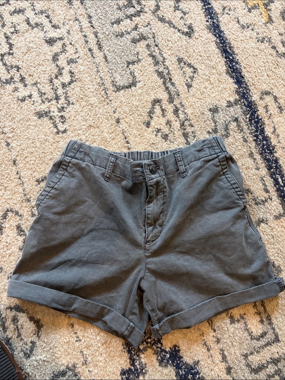 Old Navy Olive Green Elastic Waist Shorts
